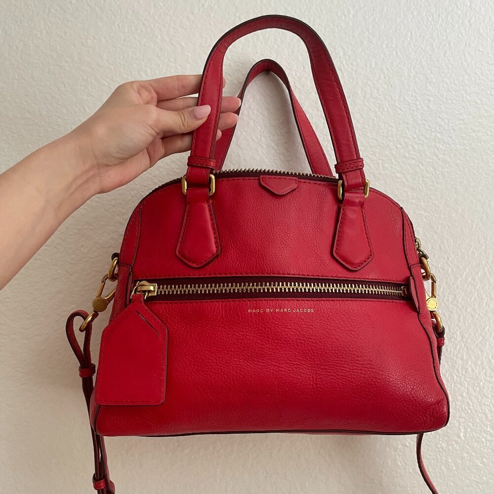 Marc Jacobs Red Leather Handbag